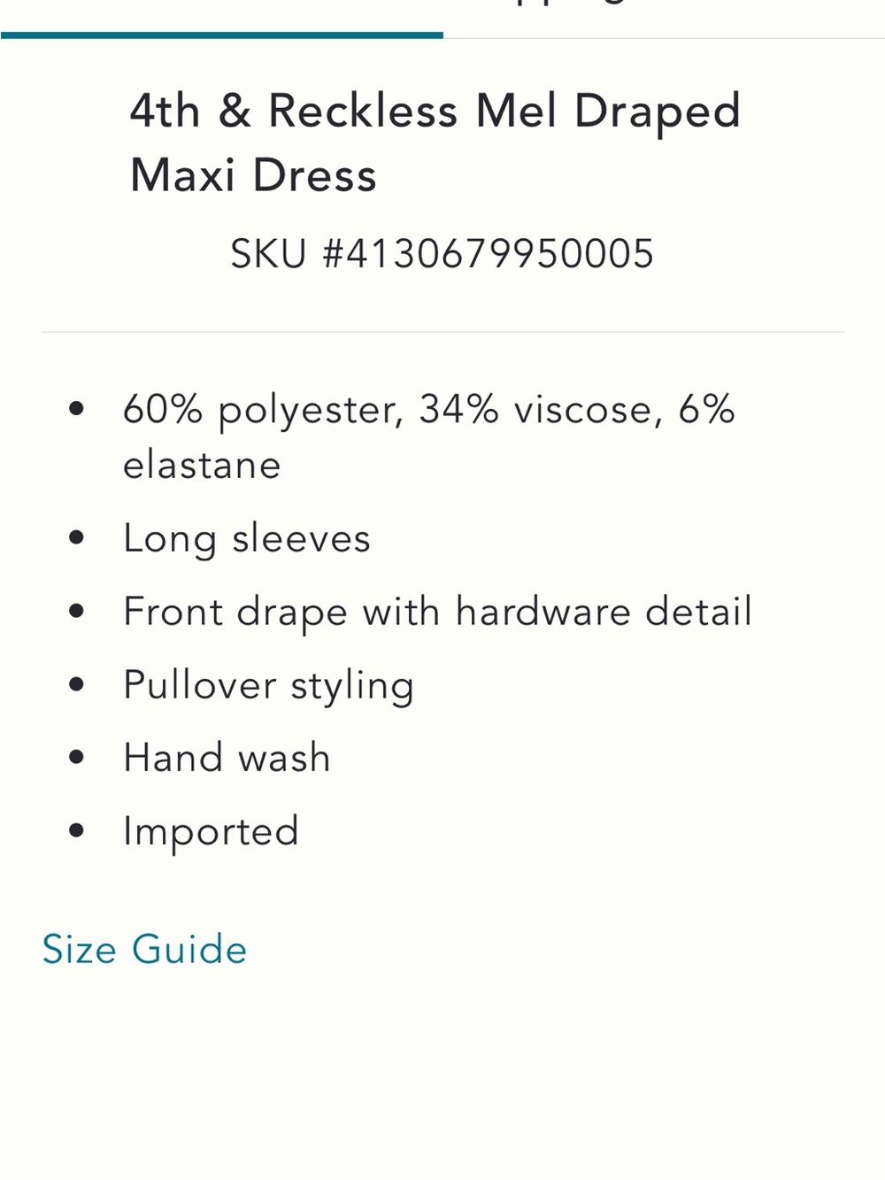 Long-Sleeve Maxi Dress in Red - Picture 3 of 6